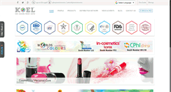 Desktop Screenshot of koelcolours.com